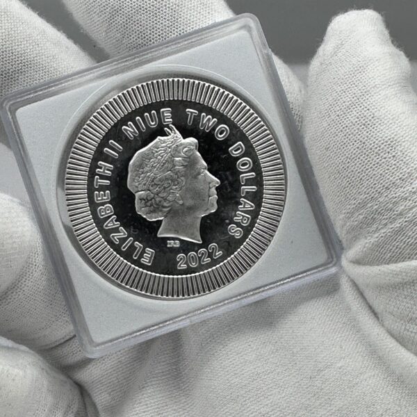 2022 1 oz Niue Silver Athenian Owl Stackable Coin .999 Fine - New Zealand Mint