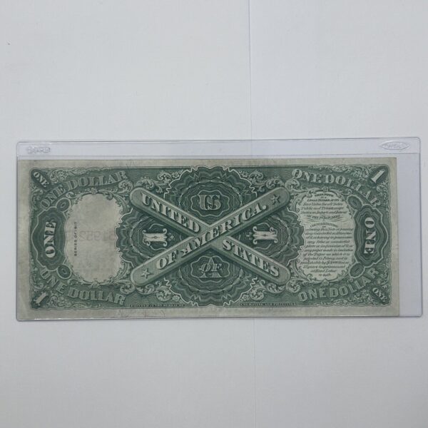 Rare 1917 $1 One Dollar US Legal Tender Large Note Red Seal Bill