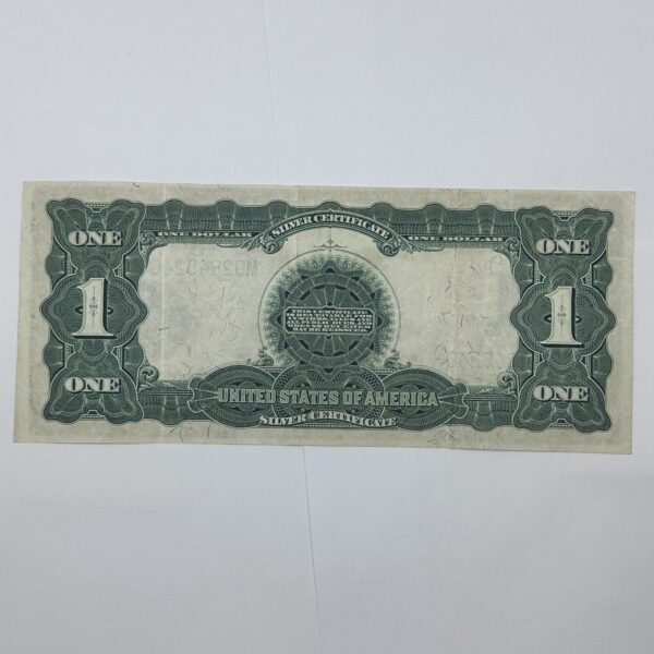 1899 $1 One Dollar US Silver Certificate Large Note Blue Seal Black Eagle