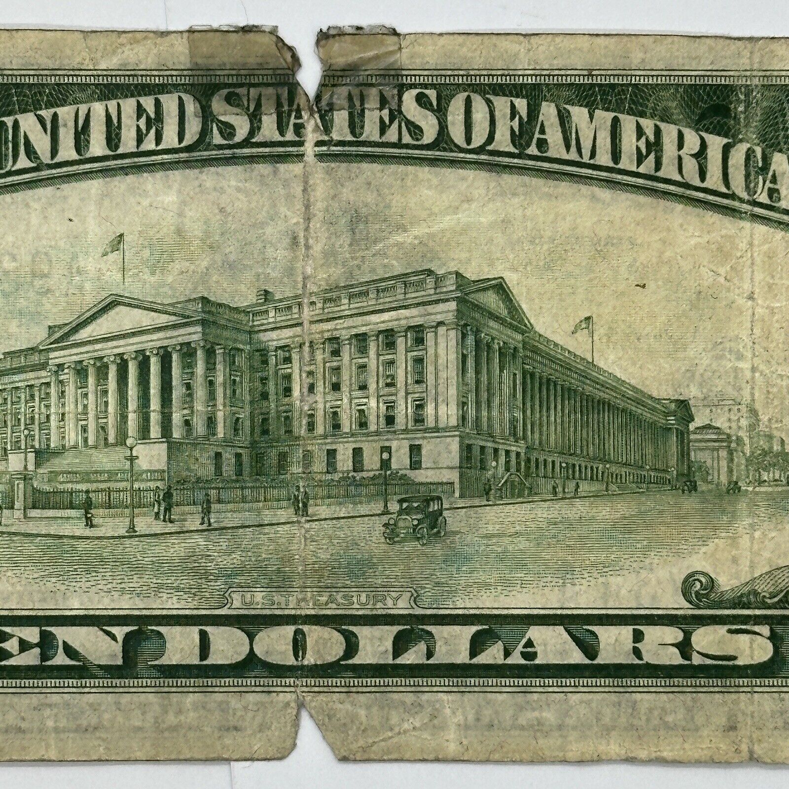 1934 A $10 Dollar Yellow Seal WWII N. Africa Emergency Silver Certificate_4