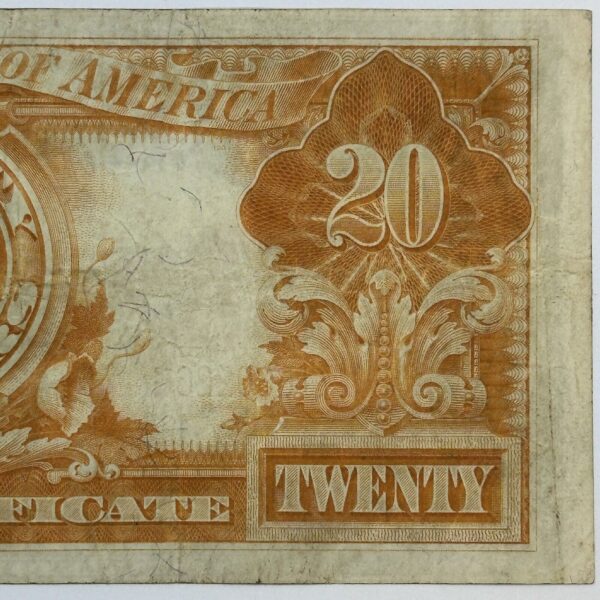 1922 $20 Twenty Dollar United States US Gold Certificate Large Sized Note